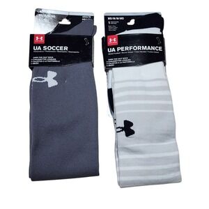 NEW Under Armour Soccer Performance Over-The-Calf Socks Moisture Wicking Adult M
